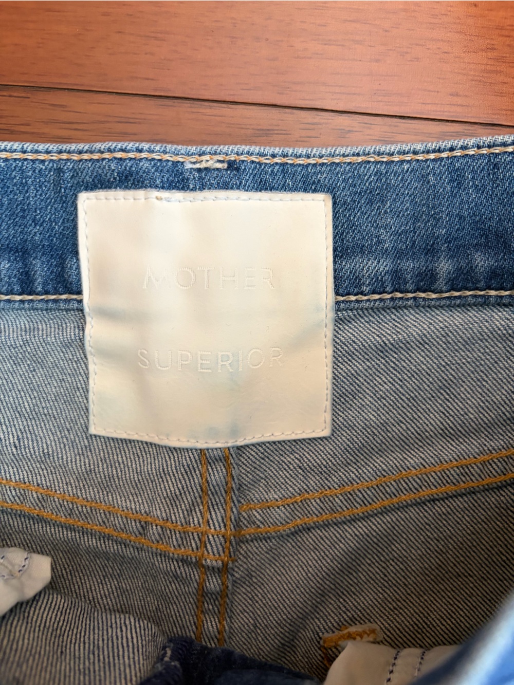 MOTHER Light Blue Denim Jeans - Size 25 - Picture 4 of 5